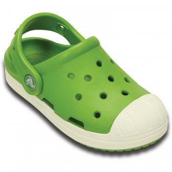 Сабо Crocs Bump It Clog K (зеленый) Сабо Crocs Bump It Clog K (зеленый)Обувь<br>Материал<br>Croslite (крослайт) - Полимер<br>Описание <br>Яркие сабо из уникального, запатентованного материала Croslite. Материал является бактериостатичным, то есть препятствующим росту и размножению бактерий, вызывающих запах. Преимущества оригинальных сабо Сrocs: очень легкие и мягкие, долговечные, устойчивая нескользящая подошва, великолепное качество, простой уход. <br>Производитель: Crocs (США)<br>Страны производства: Китай, Италия, Вьетнам, США, Словения, Нидерланды<br>Коллекция: Весна/Лето 2016<br>Модель производится в размерах: C4/C5 (21-22), C6/C7 (23-24), C8/C9 (25-26), C10/C11 (27-28), C12/C13(29-30), J1 (32-33) J2 (33-34); Размеры в наличии: C6, C7, C8, C10, C11, C12, C13, J1, J2.<br>