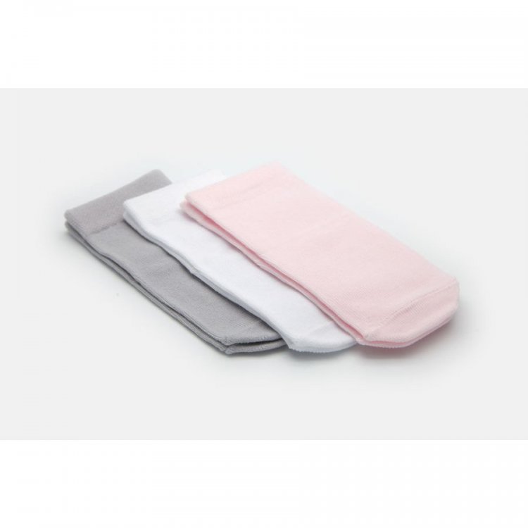 Носки 3 пары (белый,серый, розовый) 90916 Evantuele N301 DSV 