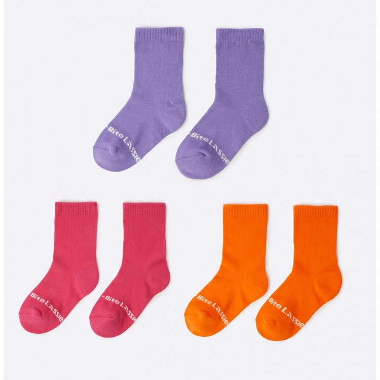 Lassie Комплект Insect: носки 3 пары (розовый, оранжевый, фиолетовый)