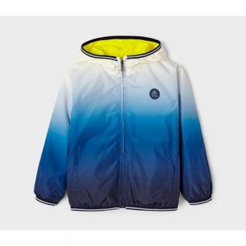 Куртка-ветровка двусторонняя (бело-синий, желтый) 80240 Mayoral 3417 96 
