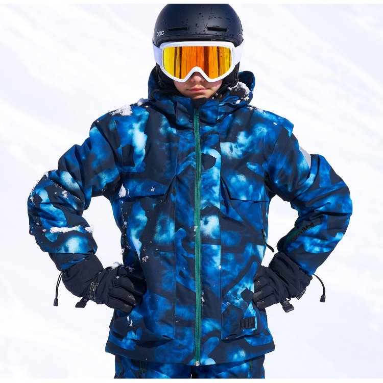 Molo Куртка Alpine 360 Tie Dye (синий)