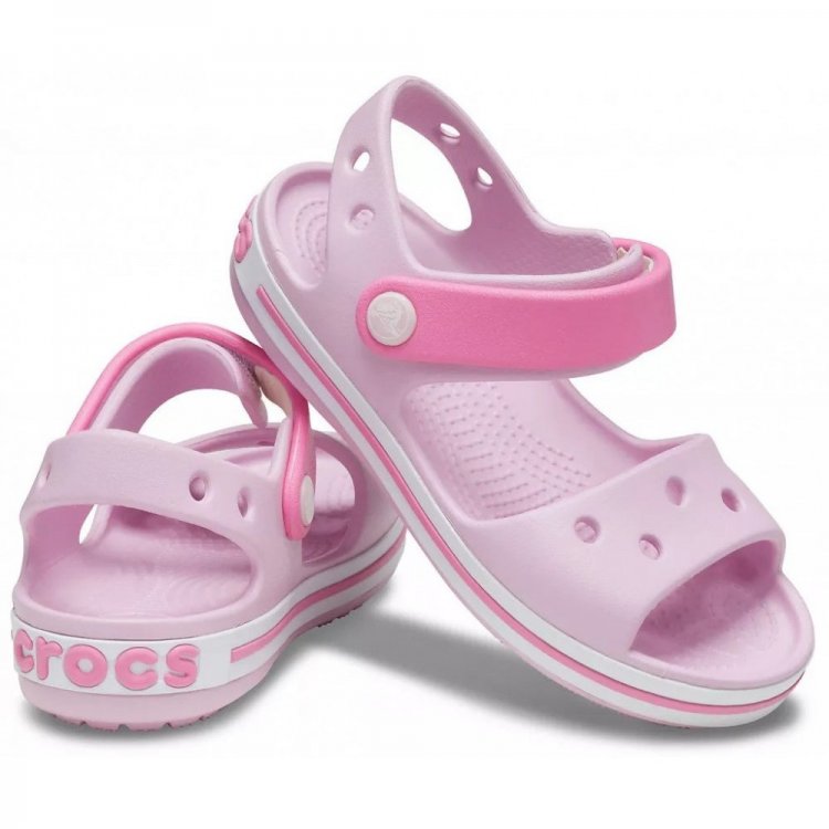 Фото 2 Crocband Sandal Kids (розовый) 119082 Crocs 12856-6GD