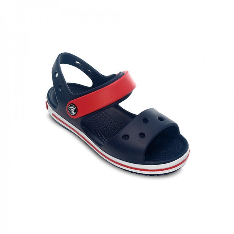 Сандалии Crocs Crocband Sandal Kids (синий с красным)