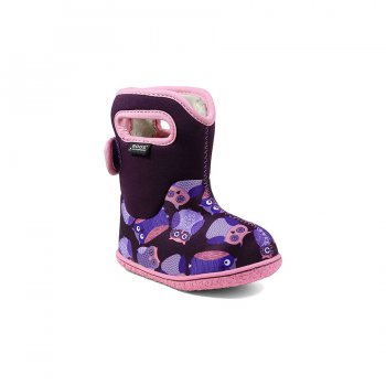 Bogs Сапоги Baby Bogs Owls Purple (фиолетовый)
