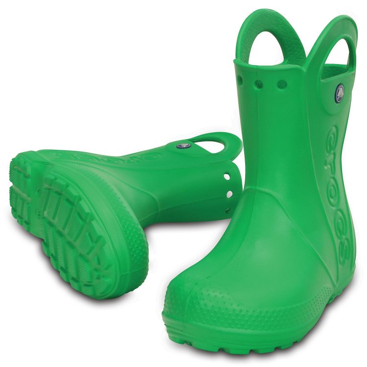 Фото 4 Сапоги Handle It Rain Boot Kids (зеленый) 31795 Crocs 12803-3E8