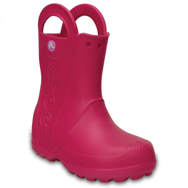 Crocs Сапоги Handle It Rain Boot (розовый)