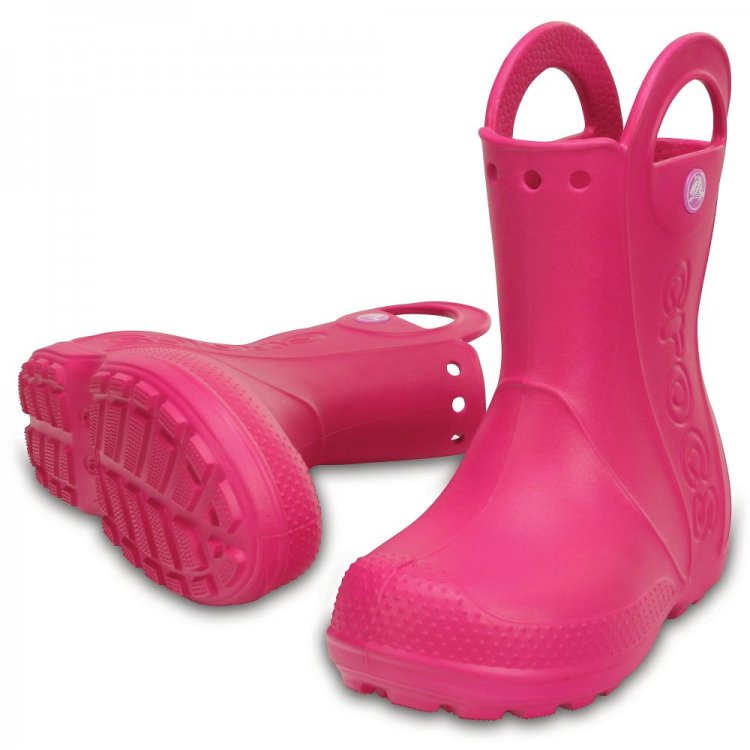 Фото 4 Сапоги Handle It Rain Boot (розовый) 40377 Crocs 12803-6X0