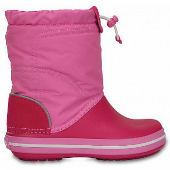 Crocs Сапоги Crocband LodgePoint Boot K (розовый)