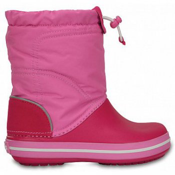 Уценка, пятна. Сапоги Crocband LodgePoint Boot K (розовый) 49232 Crocs 203509-6LR U-J3 