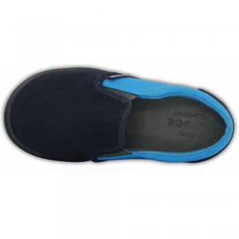 Фото 3 Слипоны CitiLane Sneaker (темно-синий с голубым) 40322 Crocs 203520-49T