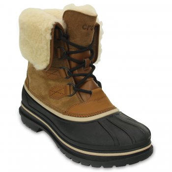 Crocs Ботинки мужские AllCast II Luxe Boot (коричневый)