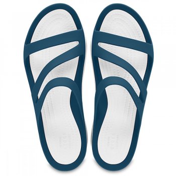 Фото 2 Шлепанцы Swiftwater Sandal (синий) 49171 Crocs 203998-462