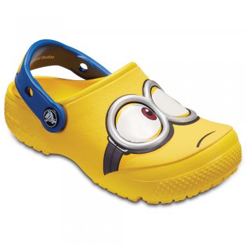 Crocs Сабо CrocsFunLab Minions Clog (желтый с миньоном)