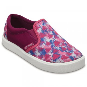 Crocs Слипоны CitiLane Novelty (розовый с принтом)