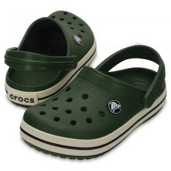 Фото 4 Сабо Crocband Clog (темно-зеленый) 40151 Crocs 204537-34K