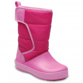 Crocs Сапоги LodgePoint Snow Boot K (розовый)