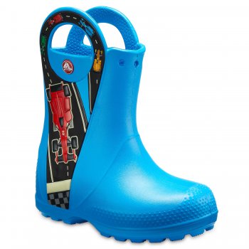 Crocs Сапоги Handle It Graphic Boot (синий с принтом)