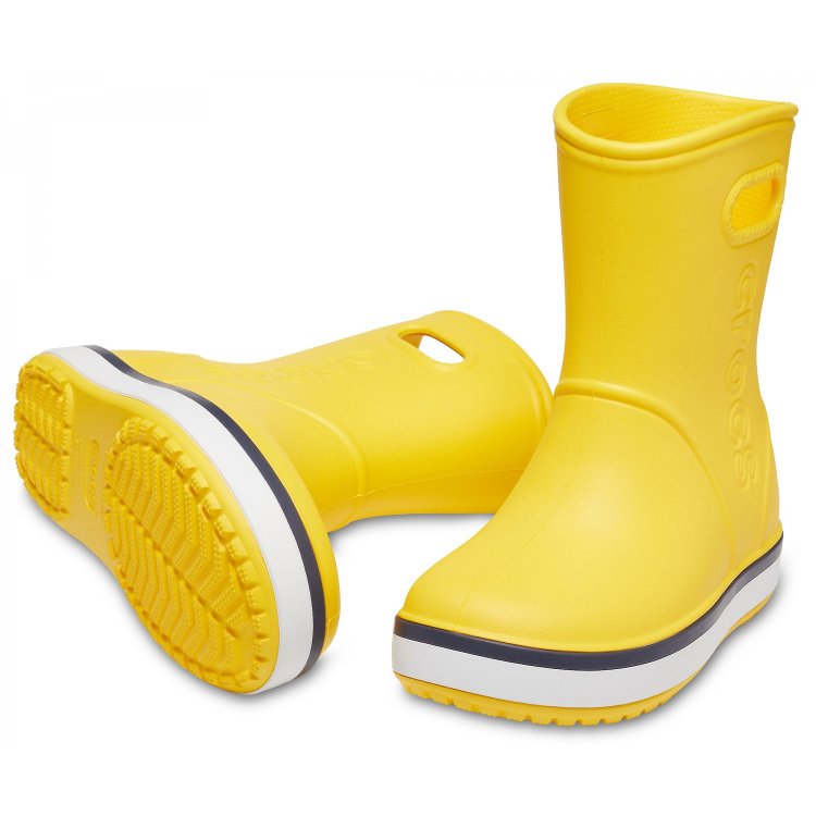 Фото 4 Сапоги Crocband Rain Boot (желтый) 50110 Crocs 205827-734