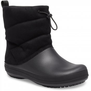 Сапоги Crocband Puff Boot (черый) 50186 Crocs 205858-001 
