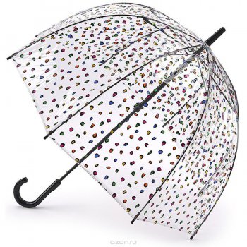 Зонт Fulton женский трость (цветной леопард) 47319 Fulton L042 3607 