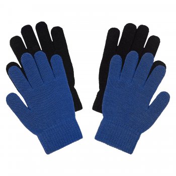 Icepeak Перчатки 2 пары Ivy jr (черный с синим)