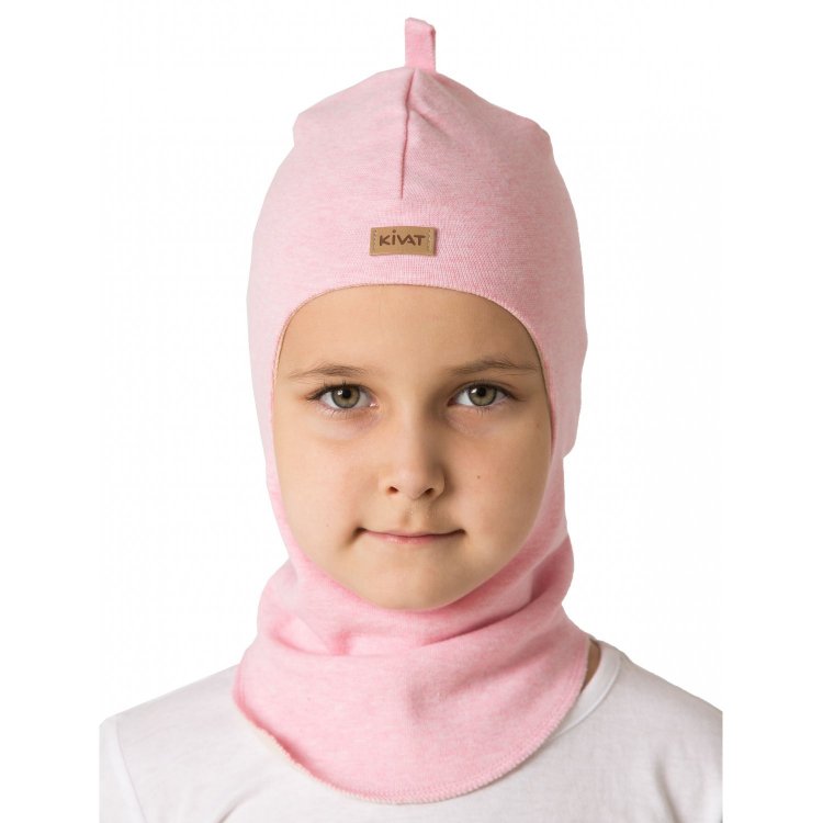 Шлем хлопковый (розовый меланж) 49148 Kivat 442 MEL19 