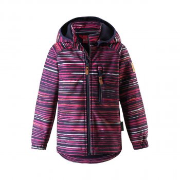 Reima Куртка softshell Vantti (фуксия в полоску)