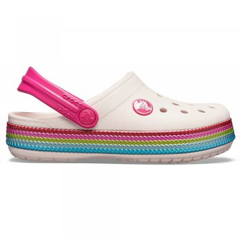 Crocs Сабо Crocband Sequin Band Clog (розовые)