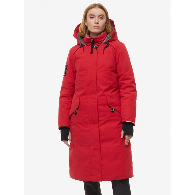 Пуховое пальто женское HATANGA V4 (красный) 71296 Bask 20H01 9205 