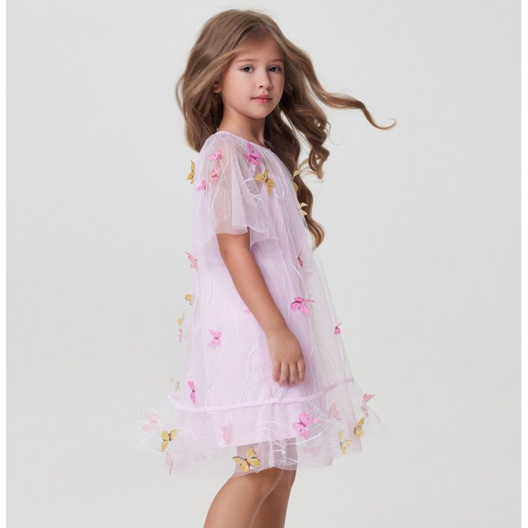 Платье из фактурной ткани (розовый) 117544 Choupette 70 118 