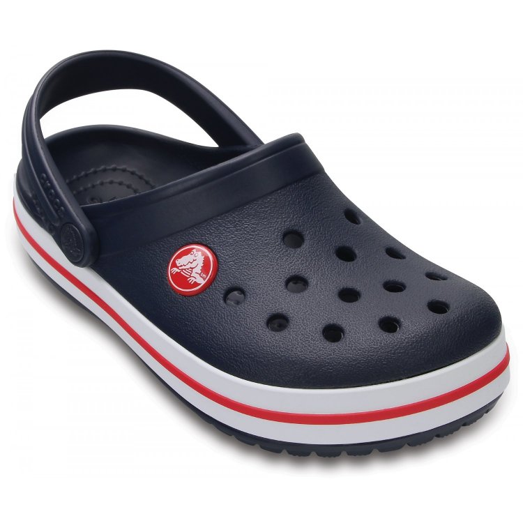 Crocs Сабо Crocband Clog (синий с белой полосой)