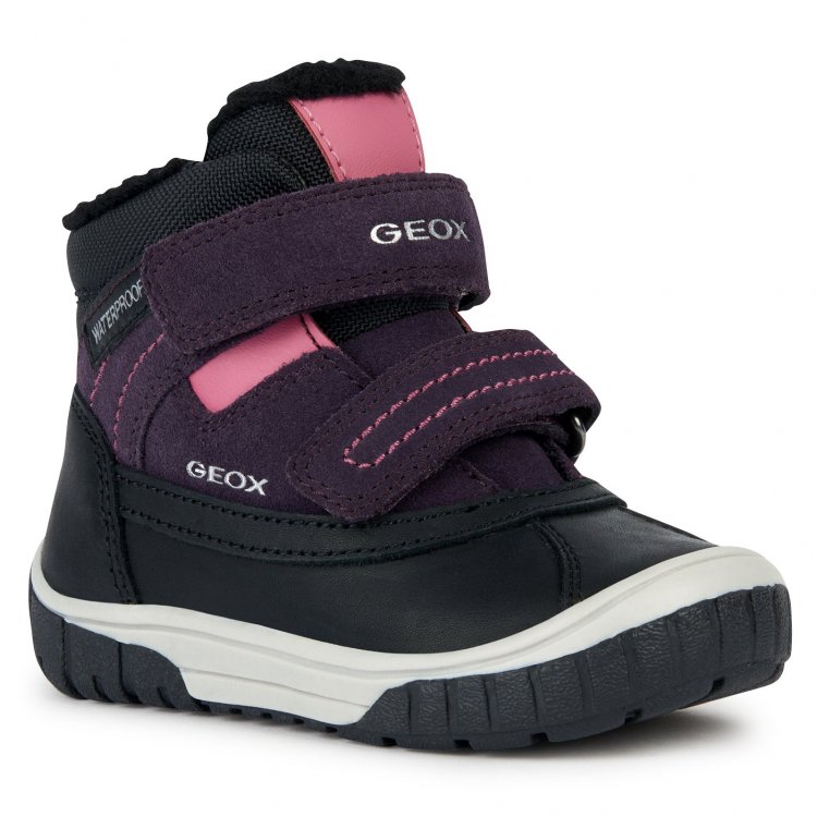 Ботинки Geox OMAR GIRL (фиолетовый) 107616 Geox B262LD 022FU C9233 
