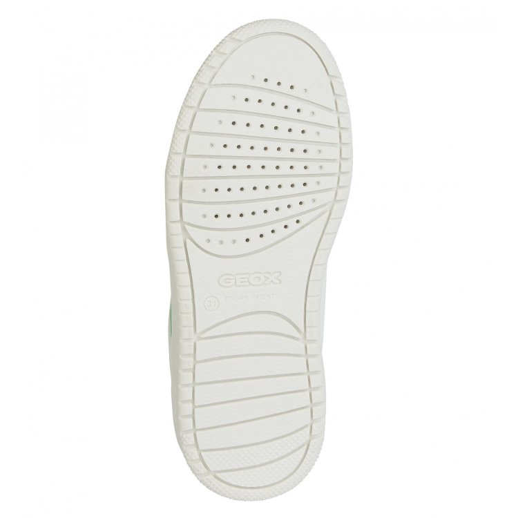 Фото 6 Кеды WASHIBA с эластичными шнурками (белый) 116182 Geox J45HXD 0003W C0653