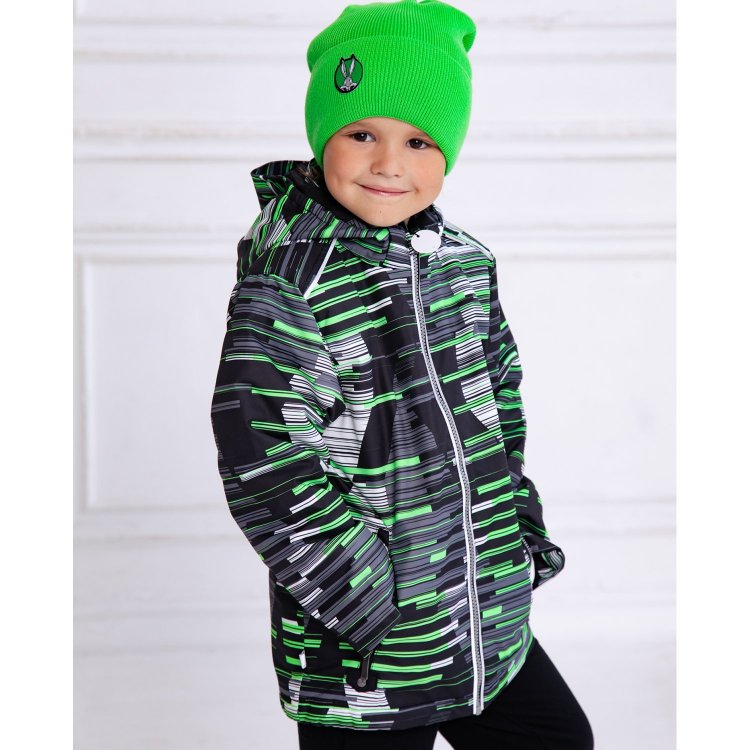 Куртка Huppa TERREL 100 гр (чёрный с зеленым) 101817 Huppa 18150010 32009 