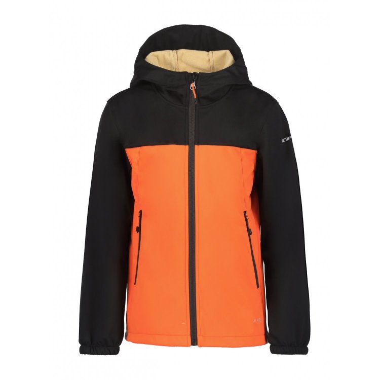 Icepeak Куртка софтшелл KLINE JR (черный с оранжевым)