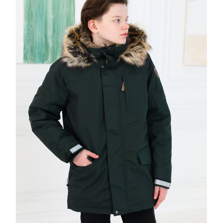 Kerry Детская зимняя куртка-парка
 JANNO (темно-зеленый)