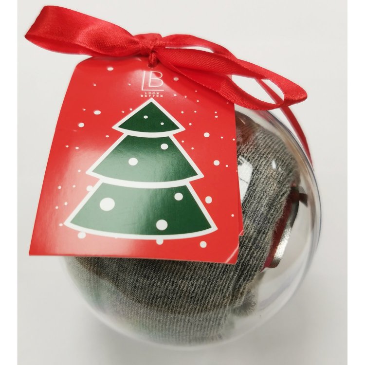 Подарочный шар с колготами (серый) 112171 LB LB 401 