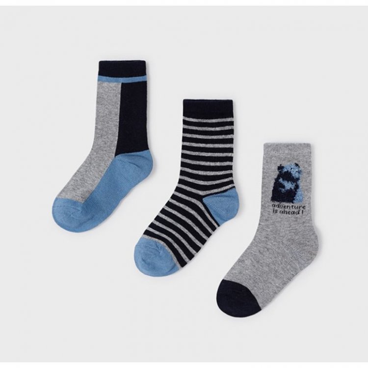 Комплект носков (серый с синим) 106208 Mayoral 10573 86 