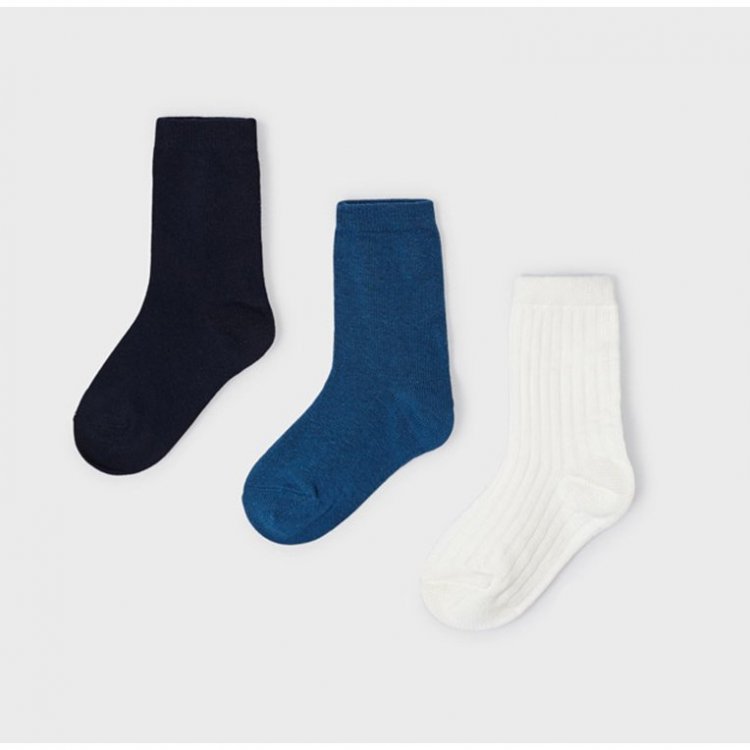 Комплект: носки 3 пары (синий, белый) 106216 Mayoral 10575 94 