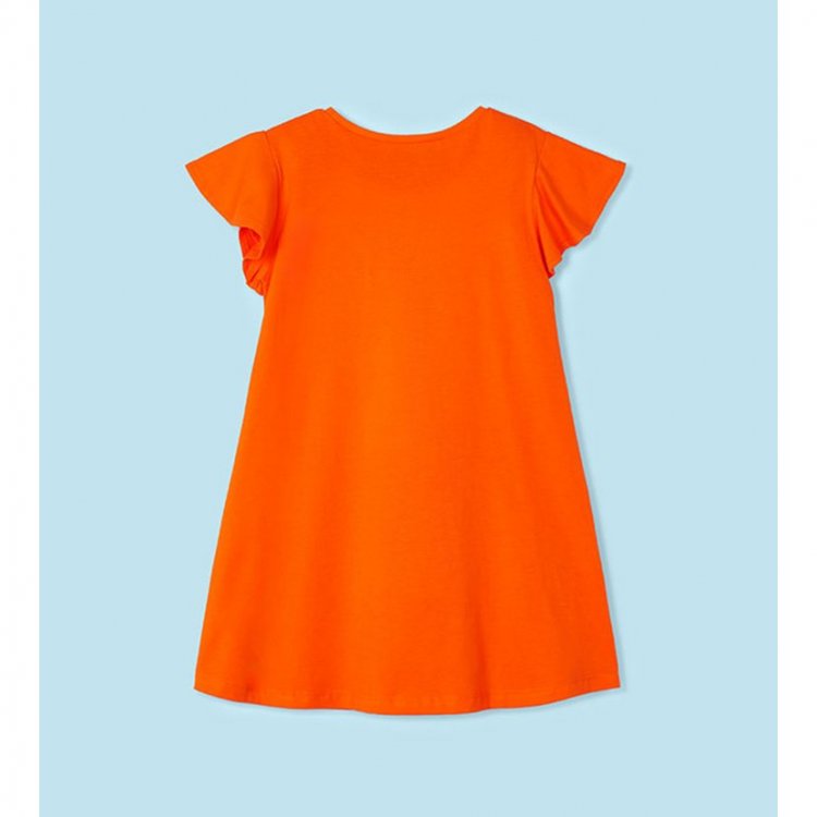 Фото 2 Платье с сумочкой (оранжевый) 113948 Mayoral 3948 55