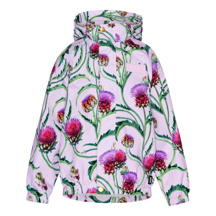 Фото 3 Куртка-ветровка Waiton Artichoke Bloom (розовый с цветами) 114978 Molo 5NOSO118-9064