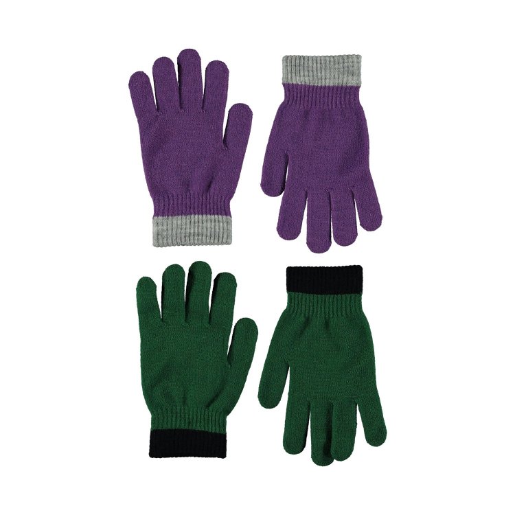 Набор 2-х перчаток Kello Woodland Green 107212 Molo 7W23S202 8761 