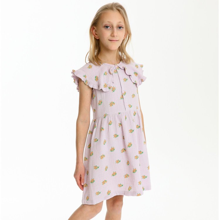 Платье (сиреневый с принтом) 85089 Tinycottons SS22-186 J90 